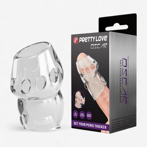 Oscar Penis Sleeve – Open Tip Thickening Enhancer