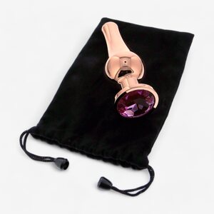 Dream Toys Rose Gold Metal Butt Plug Set – 3 Sizes (S–M–L)