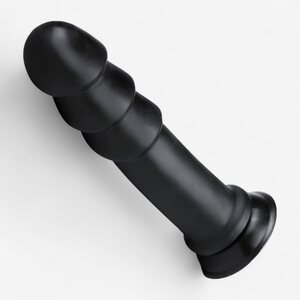 Buttr XXL Black Dildo with Suction Cup – 28.9 cm Flexible PVC