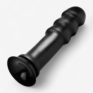 Buttr XXL Black Dildo with Suction Cup – 28.9 cm Flexible PVC