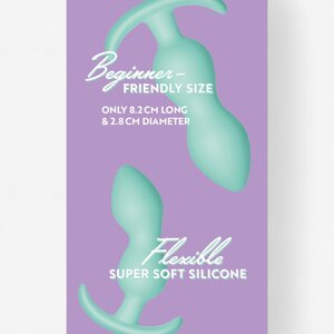 Cuties Beginner Butt Plug – Mini, Flexible, Soft Silicone