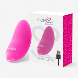 Blossom Premium Silicone Clitoral Vibrator – Rechargeable Lay-On Vibe