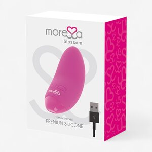 Blossom Premium Silicone Clitoral Vibrator – Rechargeable Lay-On Vibe