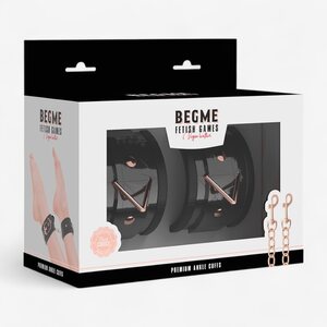 BegMe Adjustable Ankle Cuffs – Vegan Leather & Padded Lining