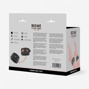 BegMe Adjustable Ankle Cuffs – Vegan Leather & Padded Lining