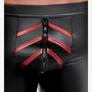 NEK Wetlook Vetoketjushortsit Miehille – Fetish-tyyliä ja Tiukkaa Istuvuutta