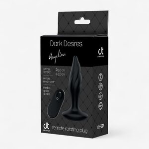 Dream Toys Pyörivä & Värisevä Anustappi Kaukosäätimellä
