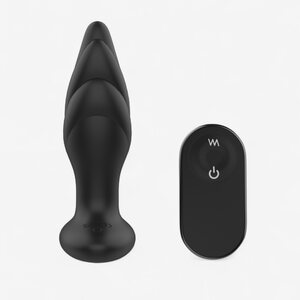 Dream Toys Pyörivä & Värisevä Anustappi Kaukosäätimellä