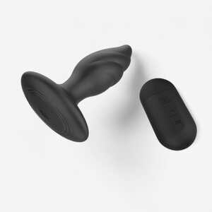 Dream Toys Pyörivä & Värisevä Anustappi Kaukosäätimellä