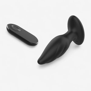 Dream Toys Pyörivä & Värisevä Anustappi Kaukosäätimellä