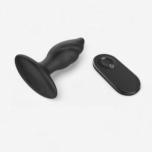 Dream Toys Pyörivä & Värisevä Anustappi Kaukosäätimellä