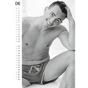 Men Calendar 2026 – Sexy Men in Black & White