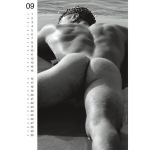 Men Calendar 2026 – Sexy Men in Black & White