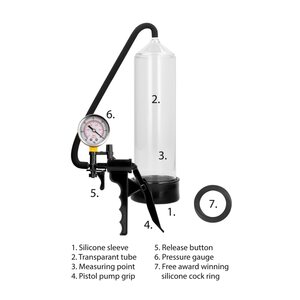Pumped Beginner Penis Pump with Pressure Gauge