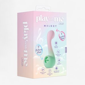 Blush Novelties Melody Tongue Vibrator – Dual-Ended Pleasure for Clit and G-Spot