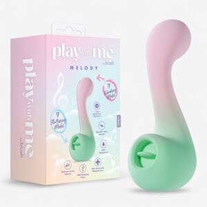 Blush Novelties Melody Tongue Vibrator – Dual-Ended Pleasure for Clit and G-Spot
