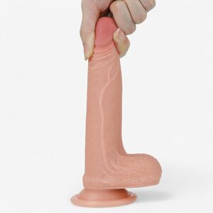 Lovetoy Nature Cock – Dual-Layered Realistic Silicone Dildo with Suction Cup 7”