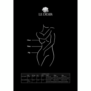 Le Desir Verkkopitsibody Avohaaralla – Pluskoon Halterneck Alusasu XL–4XL