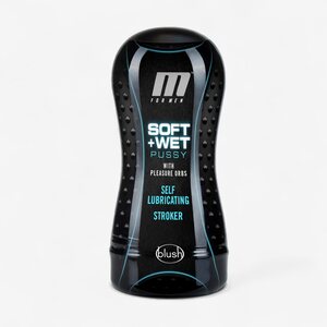 Blush Novelties M for Men Soft & Wet – Self-Lubricating Pocket Pussy