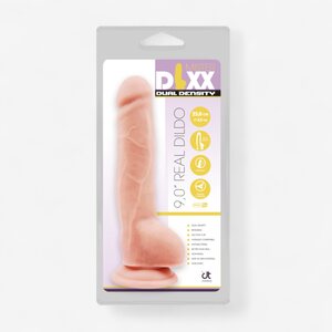 MR. Dixx Dual Density Realistic Dildo 9” / 23 cm – Suction Cup & Harness Compatible