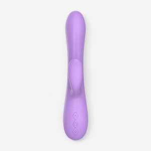 Dream Toys Purple Rain Luxe – Flexible Duo Vibrator for Intense Dual Pleasure