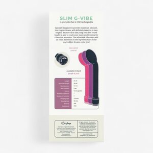 Easy Toys Slim Curve – Rechargeable G-Spot Vibrator 21 cm, Pink