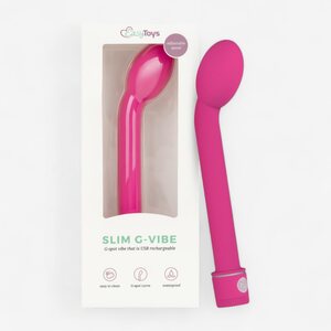 Easy Toys Slim Curve – Rechargeable G-Spot Vibrator 21 cm, Pink