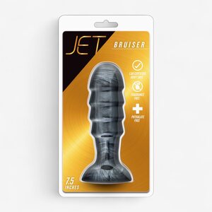 Blush Novelties Jet Bruiser – XL Butt Plug Ø 5.7 cm with Suction Cup (Carbon Black)