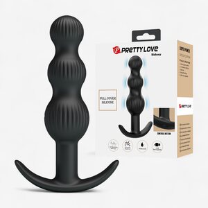 Sidney PowerBeads – Vibrating Silicone Anal Plug