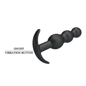 Sidney PowerBeads – Vibrating Silicone Anal Plug