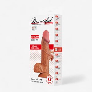 Beautiful Dildos Catolebas Realistic Dildo 8.1” – Brown, Suction Cup