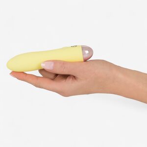 Cuties Mini Vibrator Sunny Yellow – Rechargeable & Waterproof 13.2 cm