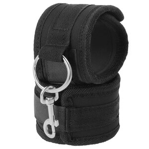 Darkness neoprene wrist cuffs – soft & adjustable with quick clip