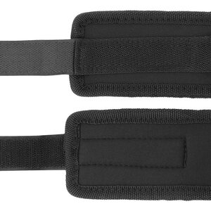 Darkness neoprene wrist cuffs – soft & adjustable with quick clip