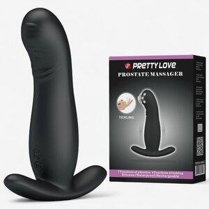 Prostate Vibrator Tickling – Rechargeable 11 Function Silicone Massager