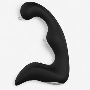 Dream Toys Booty Pleaser – Prostate Vibrator, Rechargeable (Black)