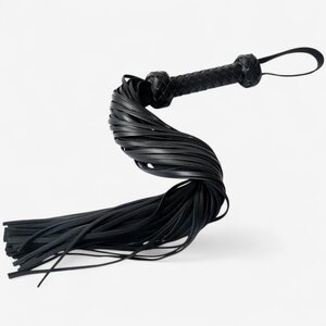 LateToBed BRAIDED FLOGGER – Woven BDSM Whip 64.5 cm