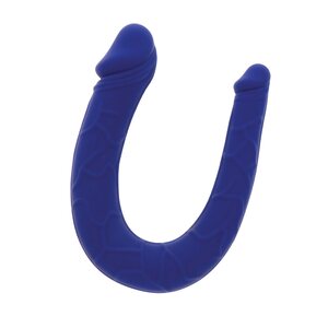 Toy Joy Get Real – Realistic Mini Double Dong, silicone double dildo 30 cm (blue)