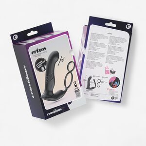 Crushious Erixos Prostata Vibraattori Kaukosäätimellä – Tärinä, Työntö & Taputus