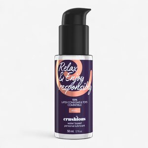 Crushious Deep Diver Duo – Tupladildo 27 cm + Anal-liukuvoide 50 ml (Pinkki/Violetti)
