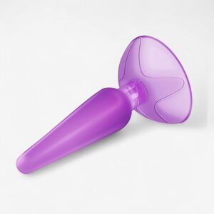 Crushious Jolly Plug – Aloittelijan Anaalitappi Imukupilla (Pinkki/Lila)