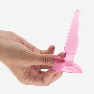 Crushious Jolly Plug – Aloittelijan Anaalitappi Imukupilla (Pinkki/Lila)
