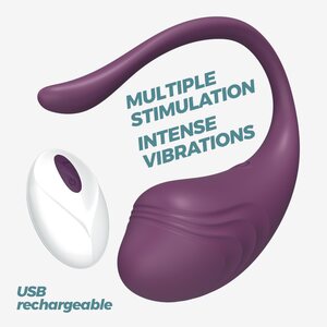 Crushious Tamago Vibrating Egg – Rechargeable Remote-Controlled Love Egg