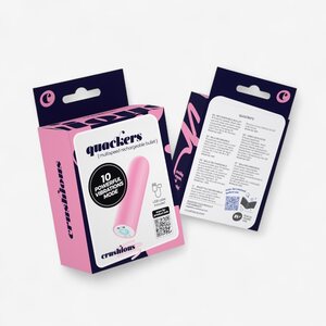 Crushious Quackers – USB Ladattava Tehobullet Vibraattori (10 Värinätilaa, Vedenkestävä)
