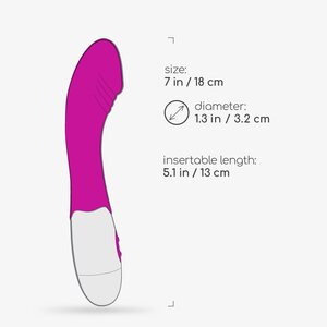 Crushious Growlie G-Spot Vibrator 30 Modes – Lube & AAA Batteries Included