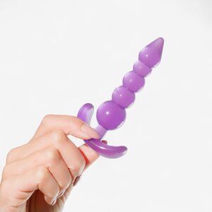 Crushious Draco Super-Flexible Beaded Anal Plug 12 cm