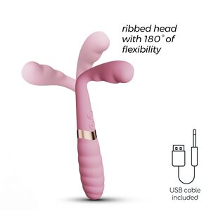 Crushious Pixie Dual Bendable Double-Ended G-Spot Vibrator