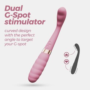 Crushious Pixie Dual Bendable Double-Ended G-Spot Vibrator