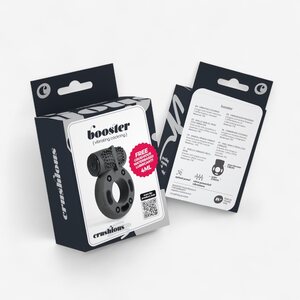 Crushious Booster Vibrating Cock Ring – Harder Erections & Longer Lasting Pleasure