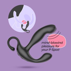 Crushious Loki – Remote Rechargeable Prostate Massager, 10 Vibes + 10 Finger-Pulse Modes